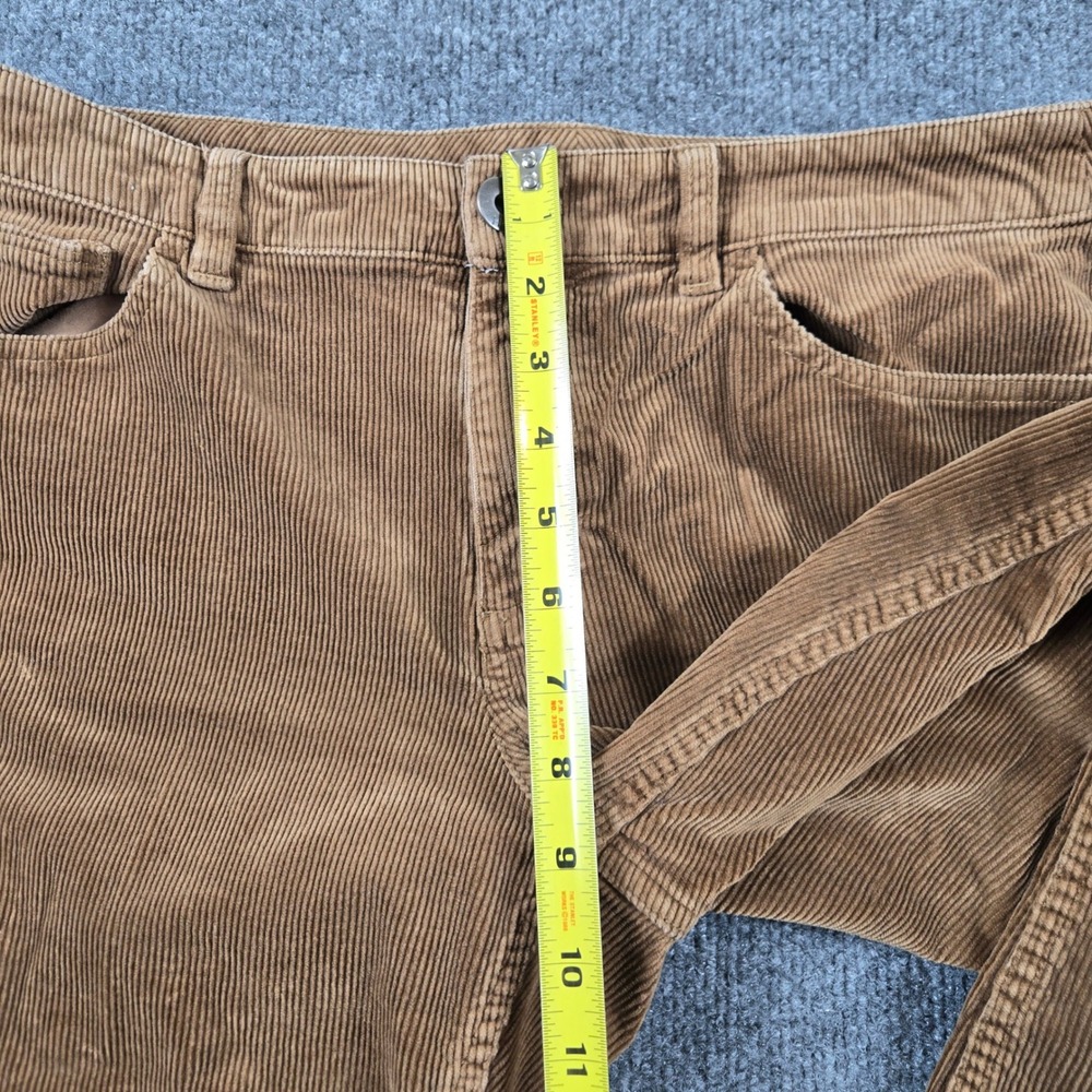 J. Jill Corduroy Pants Women 12 Petite Brown  Wide Leg Trousers - Picture 9 of 11